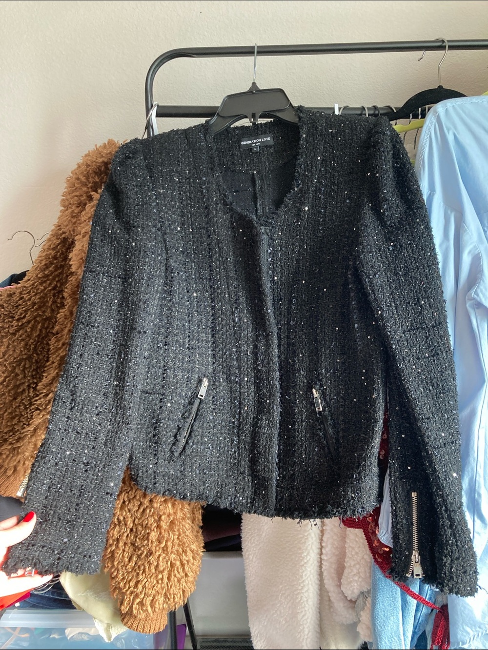 Generation Love tweed jacket